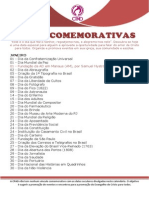 Datas Comemorativas