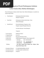 Download Struktur Organisasi Proyek Pembangunan Jembatan Lubuk Gandar by Arif Passer Inoctobert SN248320720 doc pdf