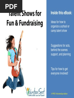 School Talent Shows for Fun and Fundraising