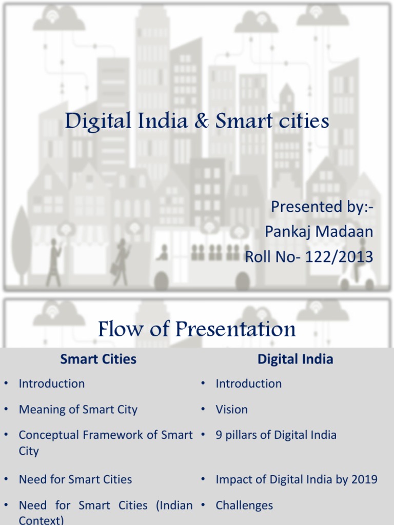 Digital India & Smart Cities | PDF | Internet Access | Information Age