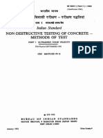 NDT Concrete Test Is Code PDF