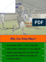 Trick Plays From The Spread Offense