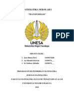 Matematika Sekolah I - Transformasi