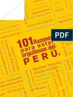 Libro 101 Razones Para Estar Orgullosos Del Peru