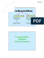 Gerak Dalam 1 Dimensi PDF