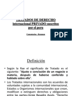 Tratados de derecho internacional privado suscritos por el Perú