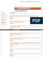 Genetic Modification Research Studies