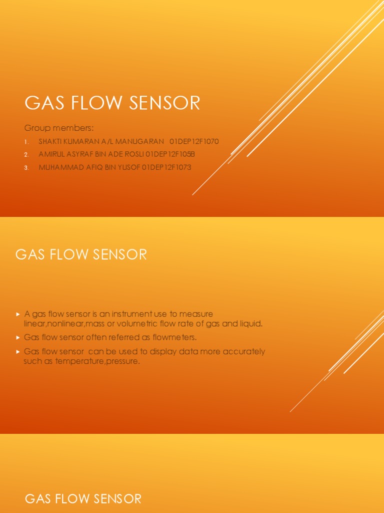 Overview of Gas Flow Sensors | PDF