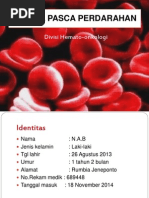 Anemia Pasca Perdarahan