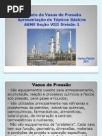 Apresentação Vaso de Pressão - Tópicos ASME Rev1