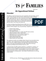 72 Children With Oppositional Defiant Disorder