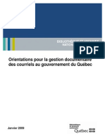 Orientations Gestion Courriels Gouv Quebec 2009-01-09 VF
