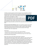 SKEMA KERJA Turbidimetri