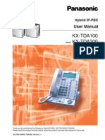 Manual Panasonic KX-TDA100 / KX-TDA200