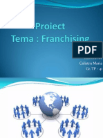 Proiect Franchising