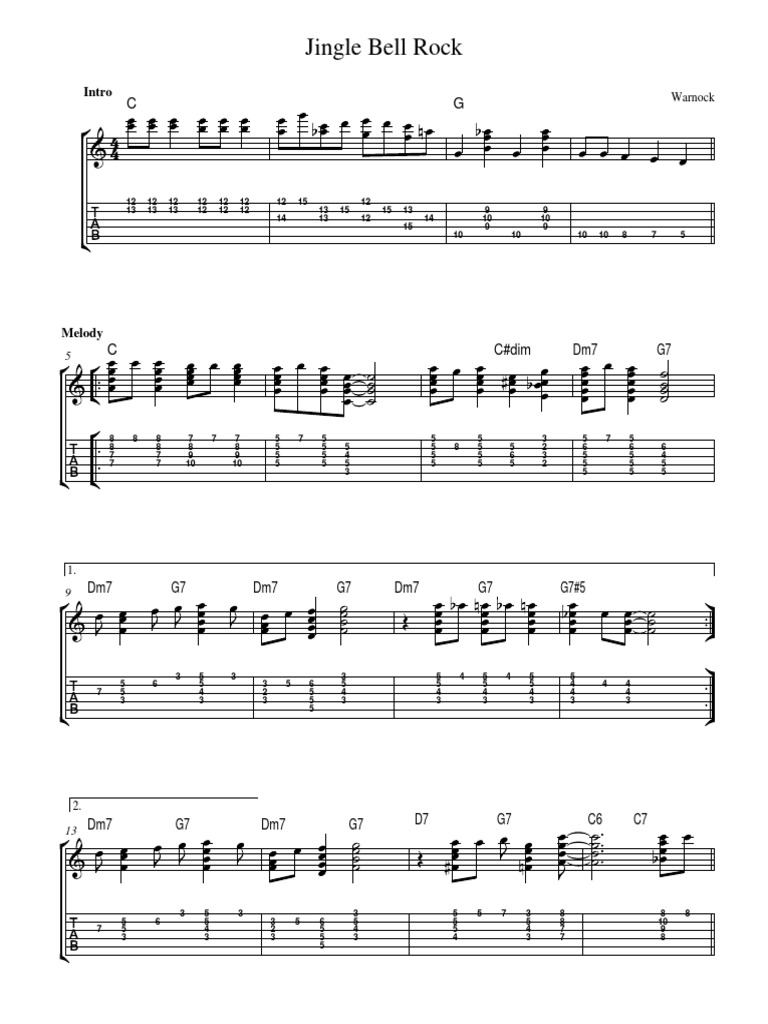 Jingle Bell Rock | PDF | Home \u0026 Garden, image size:768x1024