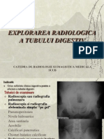 Explorarea Radiologica A Tubului Digestiv