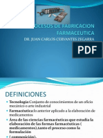 Procesos de Fabricacion Farmaceutica