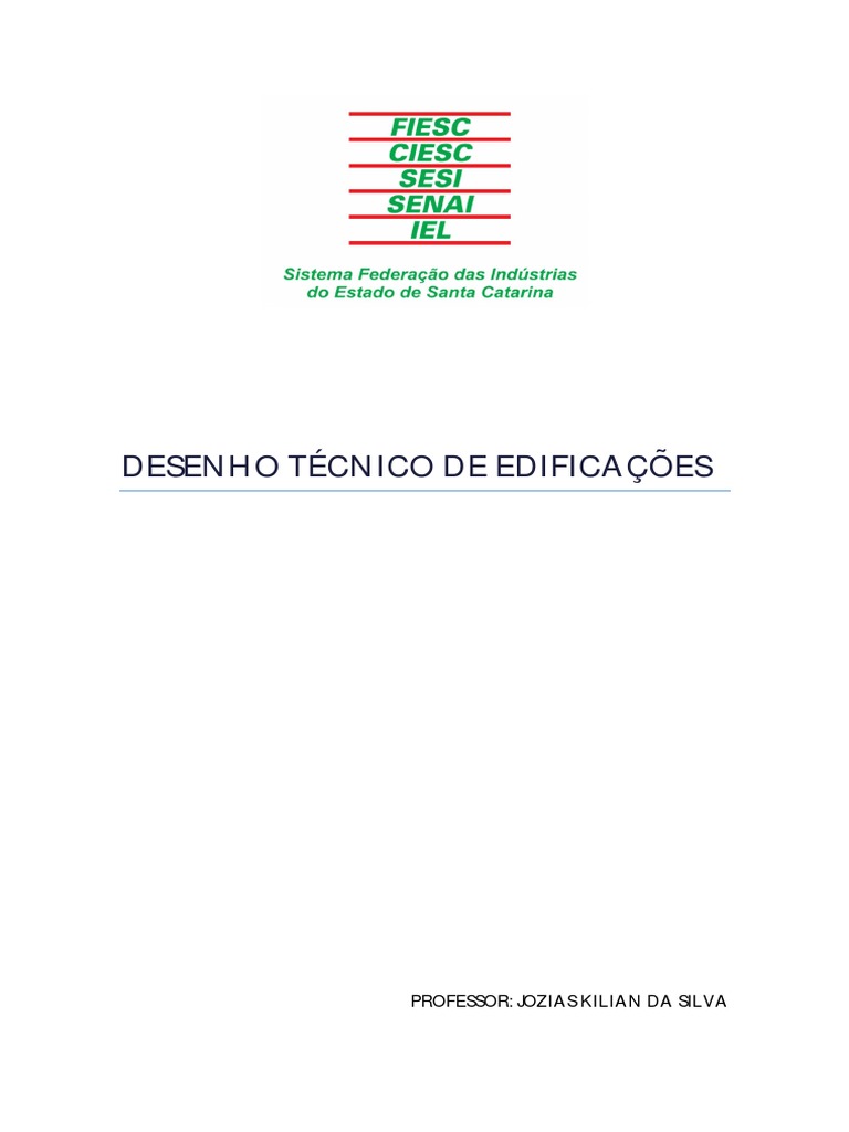 Apostila Desenho Técnico De Edificações Pdf Perspectiva Gráficos