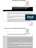 Detección de Necesidades de Aprendizaje