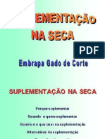 Palestra Suplementação Seca