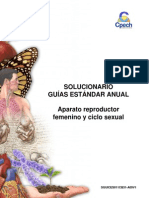 (13)2014 Solucionario Guía Aparato Reproductor Femenino y Ciclo Sexual
