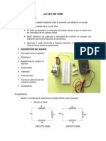 LA LEY DE OHM