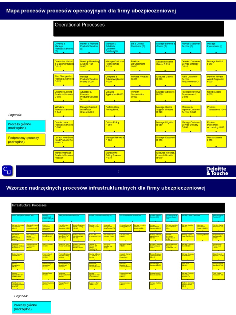 Insurance Operational Process Map | PDF