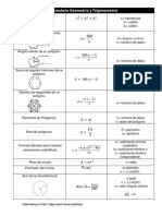 Formulario Geometría y Trigonometría PDF