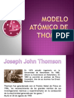 Modelo Atómico de Thompson