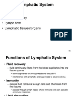 Lymphatic System: - Functions - Lymph Capillary - Lymph Flow - Lymphatic Tissues/organs