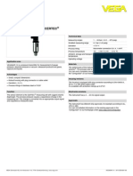 Vegabar 14: 4 20 Ma Pressure Transmitter With CERTEC