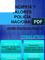 Principios y Valores Policia Nacional