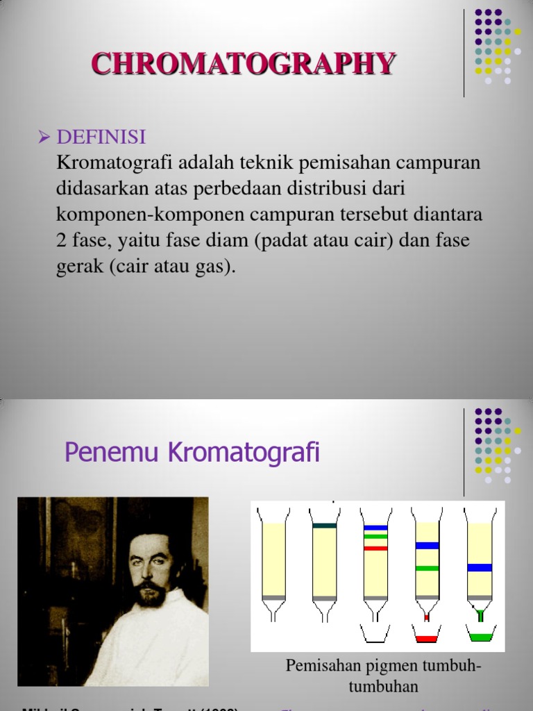 Kromatografi Lapis Tipis: Prinsip dan Teknik | PDF