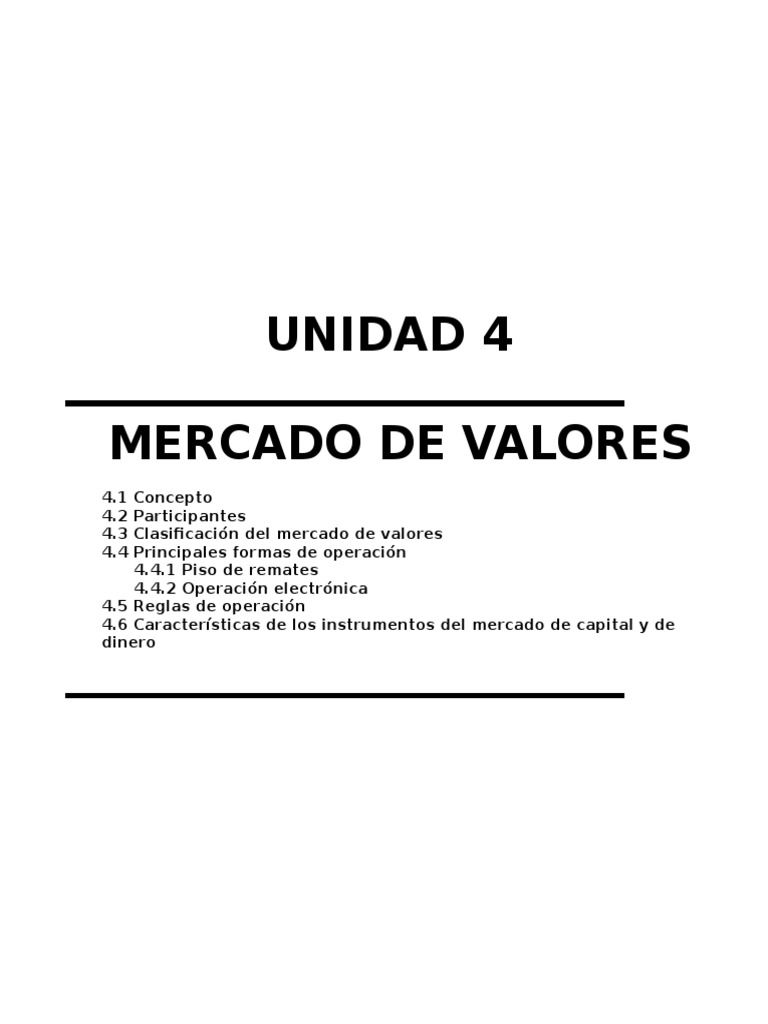 Introducción al Mercado de Valores | PDF | Bolsa | Compartir (Finanzas)