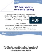 FDA[Davit 1] Bioequivalnce