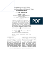 Polarimetric Study of Bare Soil Surface by Using X-Band Scatterometer