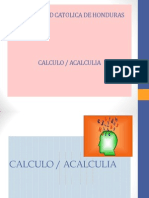 UCAH: Cálculo/Acalculia, variabilidad poblacional y clasificación