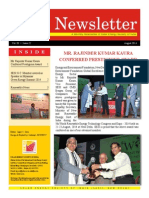 SESI Newsletter for the Month of August, 2014