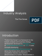 IndustIndustry Analysis - 5 Forces