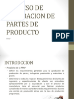 2.6 Proceso de Aprobacion de Partes de Producto