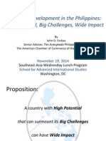 Economic Development in The Philippines: High Potential, Big Challenges, Wide Impact