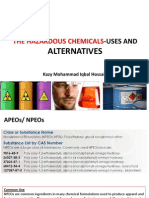 Traings On Hazardous Chemicals-Applications and Alternatives