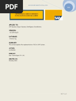 SAP BO4.0sp4-Fp3 Implement