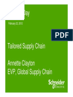 Investor Day Tailored Supply Chain
