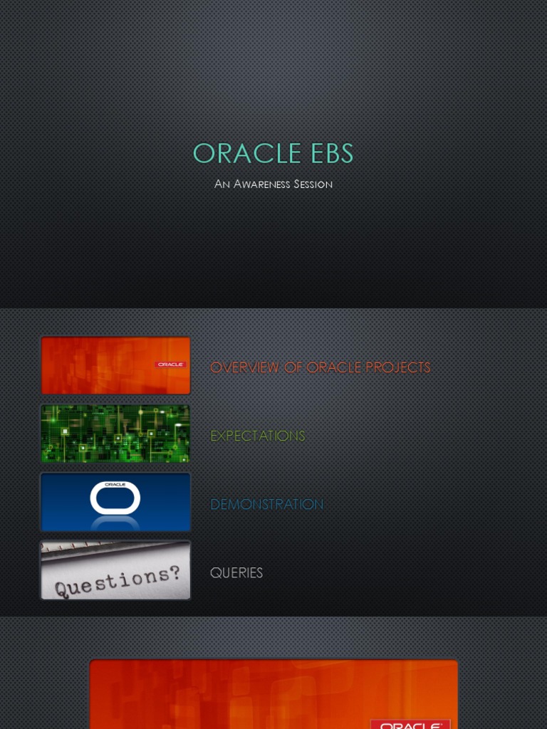 Oracle EBS | PDF | Enterprise Resource Planning | Oracle Corporation
