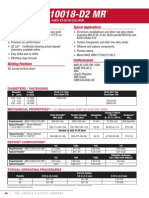 Excalibur 10018-D2 MR: Typical Applications Key Features