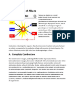 Combustion of Alkanes