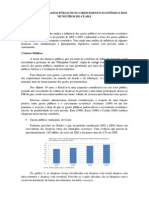 Influência Dos Gastos Públicos - Resumo