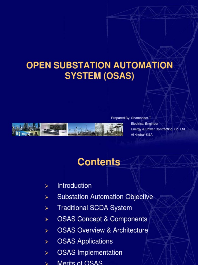 Open Substation Automation System Guide | PDF | Electrical Substation ...